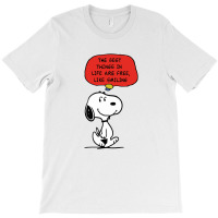 Peanuts Best Things In Life Are Free T-shirt | Artistshot