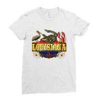 Louisiana State Ladies Fitted T-shirt | Artistshot