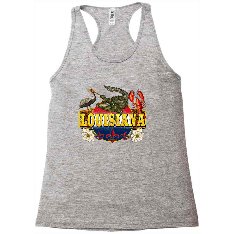 Louisiana State Racerback Tank by BarkalooDesign | Artistshot