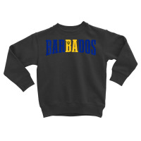 Barbados Sports Style Pride Retro Barbadian Flag T Shirt Toddler Sweatshirt | Artistshot