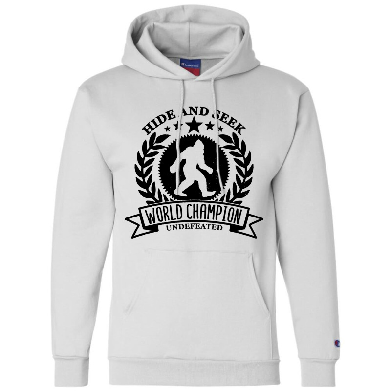 Custom Hide And Seek World Champion Undefeated Champion Hoodie By Artmaker  Artistshot