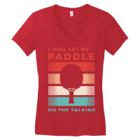 Ping Pong Shirts And Table Tennis Gifts For Ping Pongs T Shirt Women's V-neck T-shirt | Artistshot