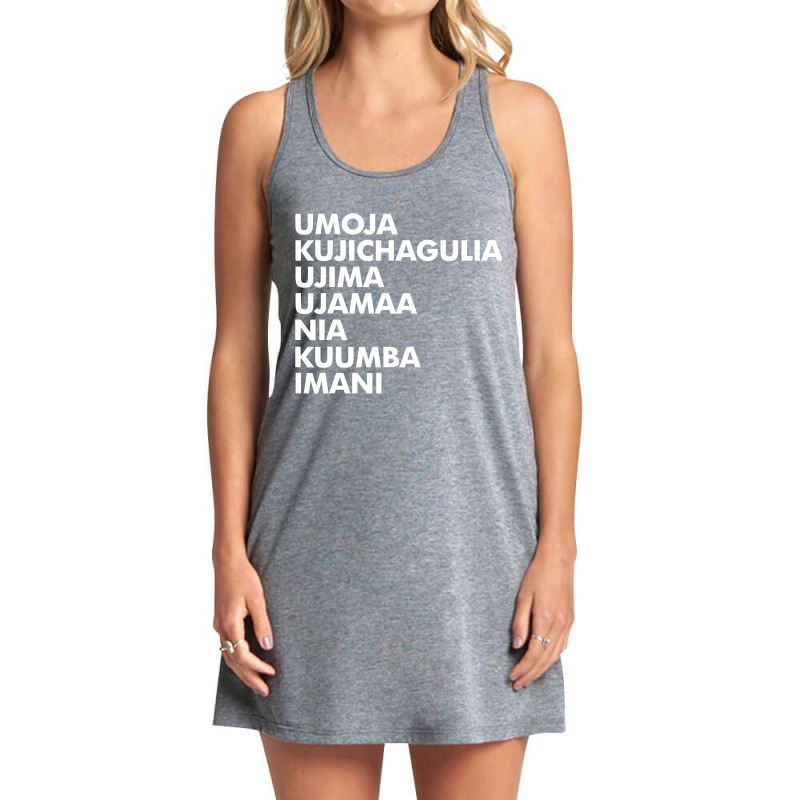 Kwanzaa ,  Seven Principles Tank Dress by nhan0105 | Artistshot