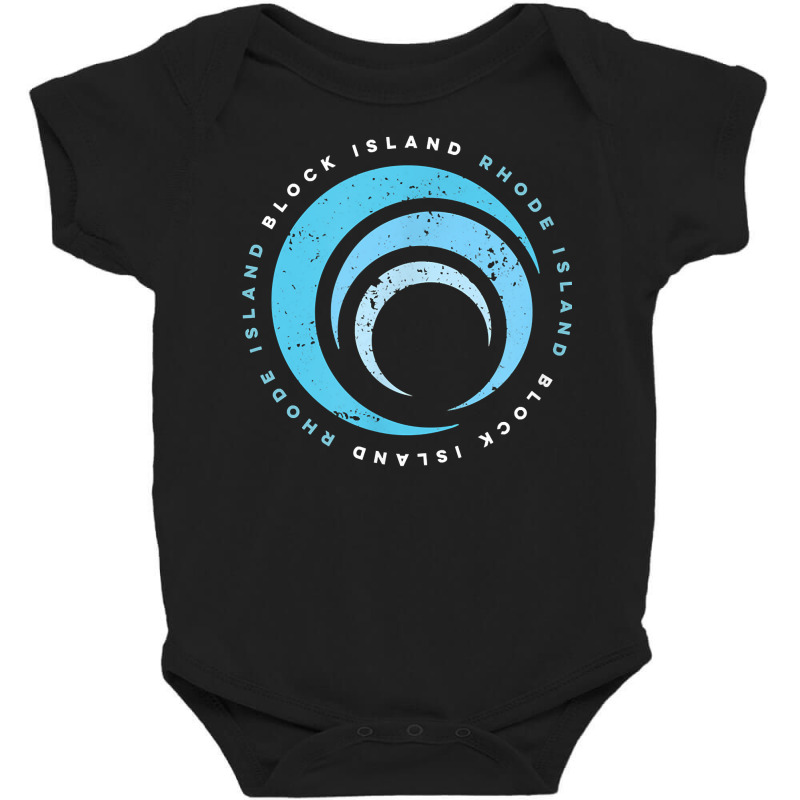 Block Island Rhode Island Beach Retro Vintage Wave T Shirt Baby Bodysuit by mikidicosmo | Artistshot