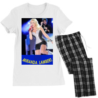 #mdmathena42 Miranda Lambert Sedang Bernyanyi Sambil Mengangkat Kaki K Women's Pajamas Set | Artistshot