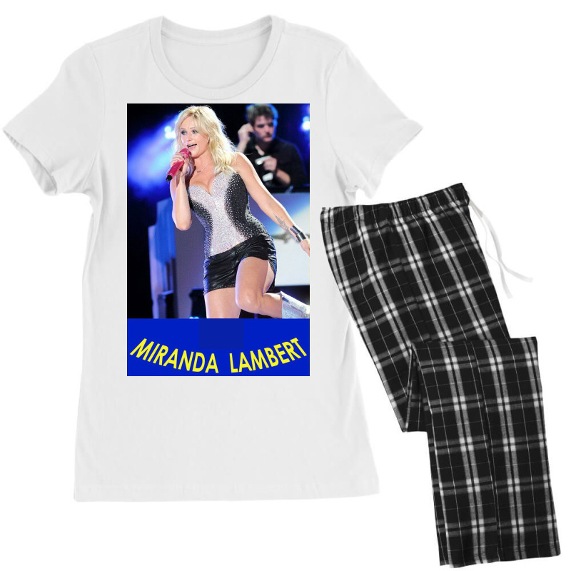 #mdmathena42 Miranda Lambert Sedang Bernyanyi Sambil Mengangkat Kaki K Women's Pajamas Set by dmathena42 | Artistshot