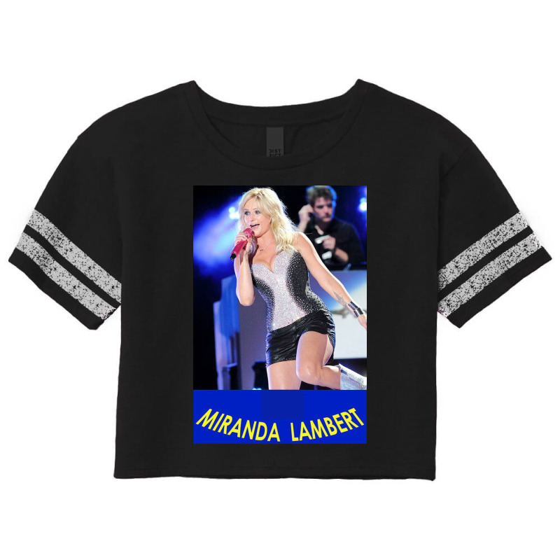 #mdmathena42 Miranda Lambert Sedang Bernyanyi Sambil Mengangkat Kaki K Scorecard Crop Tee by dmathena42 | Artistshot