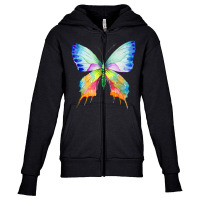 Butterflies Youth Zipper Hoodie | Artistshot