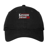 Kennedy Johnson 1960 Retro Campaign Shirt T Shirt Adjustable Cap | Artistshot