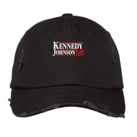 Kennedy Johnson 1960 Retro Campaign Shirt T Shirt Vintage Cap | Artistshot