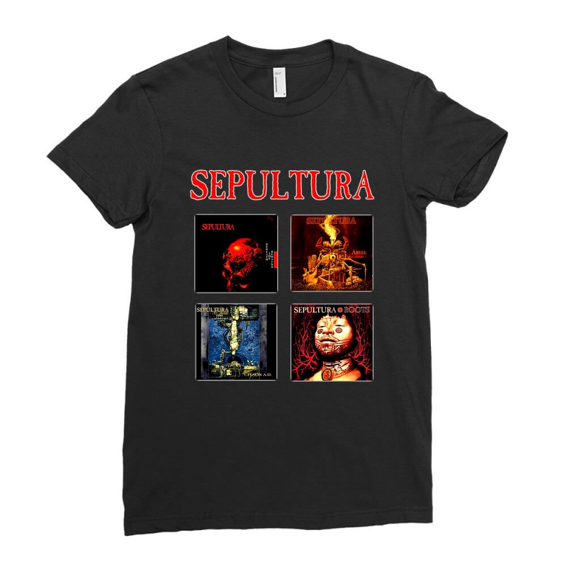 Sepultura Metal Ladies Fitted T-Shirt by Pistol X | Artistshot