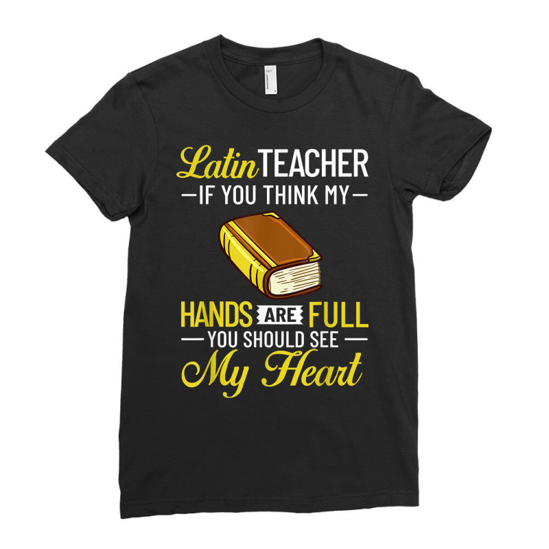 Latin Teacher Rome Language Lesson Student School T Shirt Ladies Fitted T-Shirt by rierauigentrythe | Artistshot