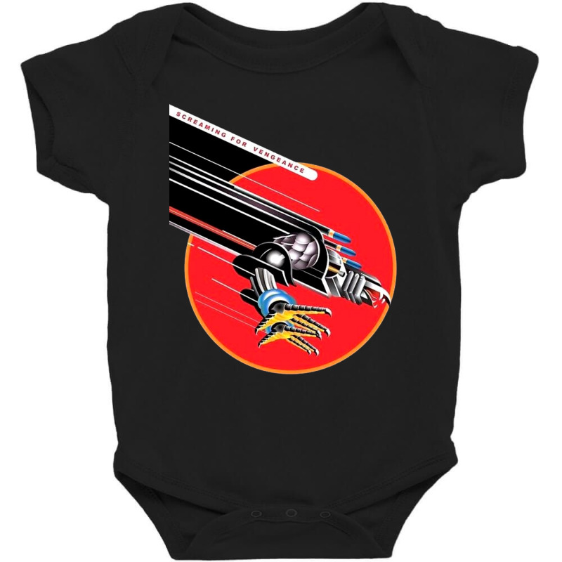 Robo-judas-priest Cross Baby Bodysuit by Pistol X | Artistshot