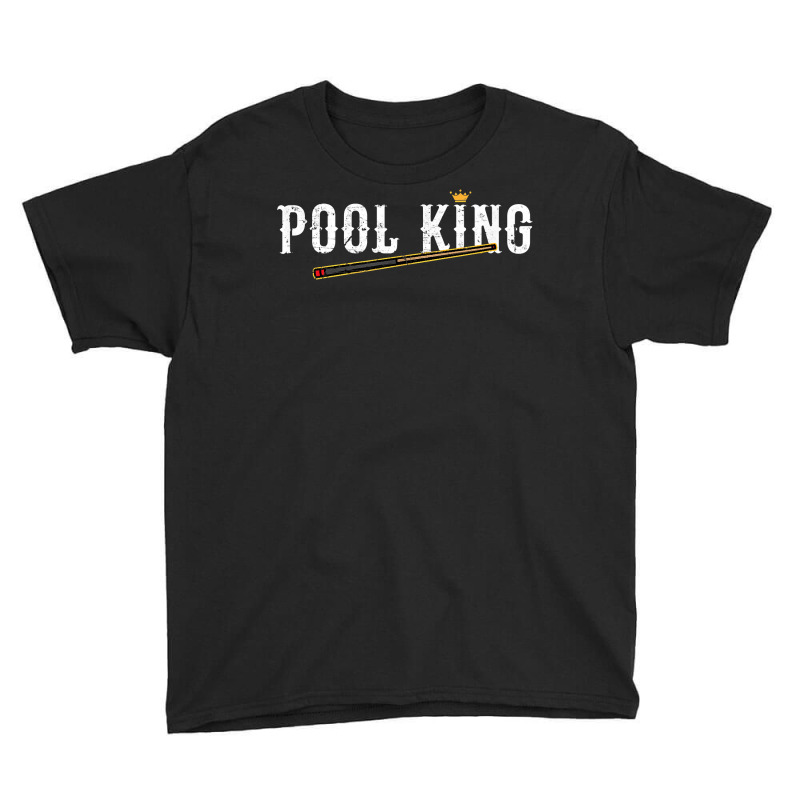 Pool King 8 Ball Billiards T Shirt Youth Tee | Artistshot