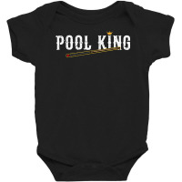 Pool King 8 Ball Billiards T Shirt Baby Bodysuit | Artistshot