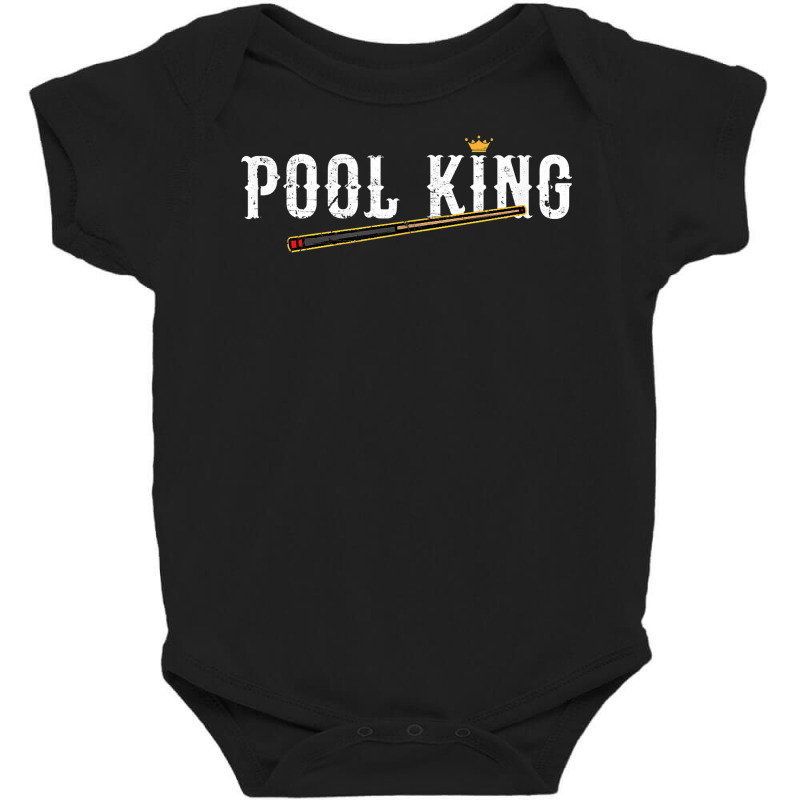 Pool King 8 Ball Billiards T Shirt Baby Bodysuit | Artistshot