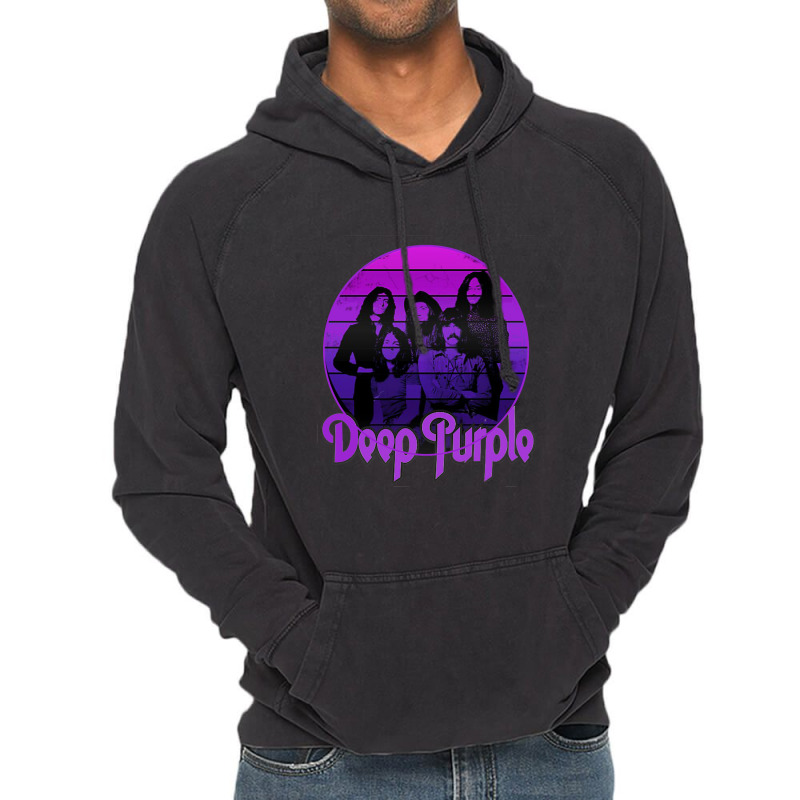 Deep Purple Vintage Hoodie | Artistshot