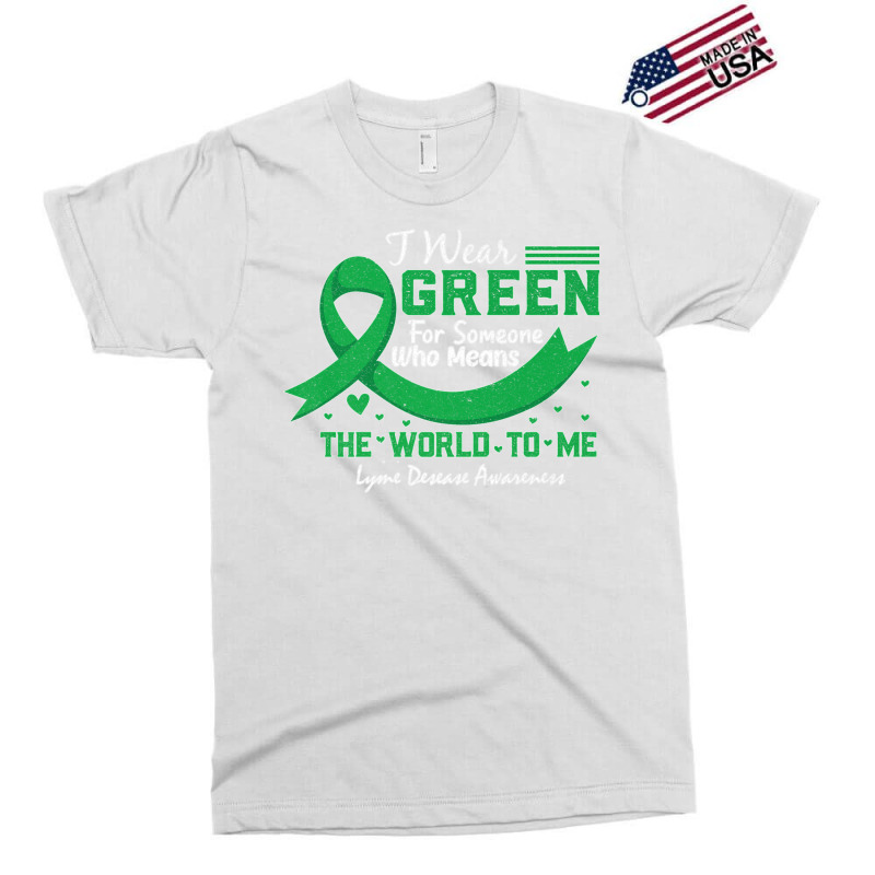 Funny Infectious Awareness Ribbon Green Lyme Disease Warrior Premium Exclusive T-shirt | Artistshot