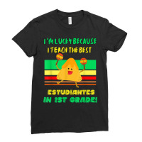 Spanish Teacher Teaching Future Bilinguals 1st Grade Teacher T Shirt Ladies Fitted T-shirt | Artistshot