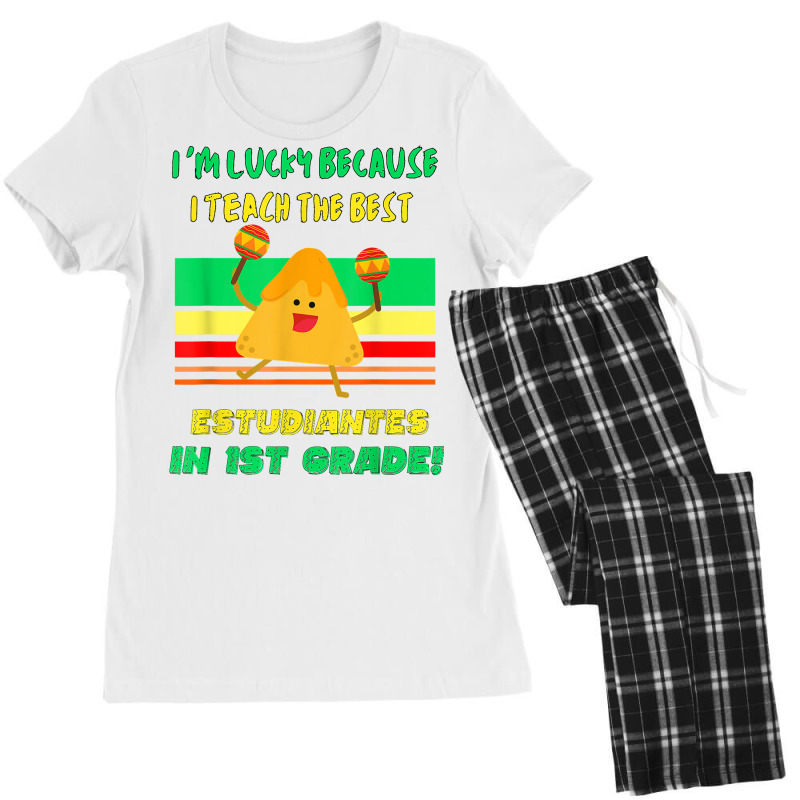 Spanish Teacher Teaching Future Bilinguals 1st Grade Teacher T Shirt Women's Pajamas Set by strnadoymoskwaoj | Artistshot