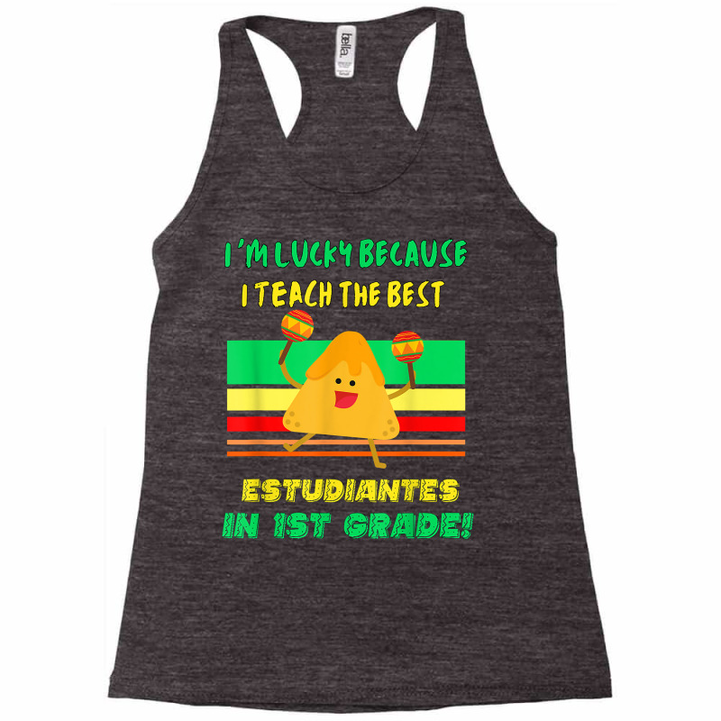 Spanish Teacher Teaching Future Bilinguals 1st Grade Teacher T Shirt Racerback Tank by strnadoymoskwaoj | Artistshot