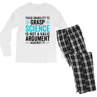 Inability To Grasp Science Men's Long Sleeve Pajama Set | Artistshot