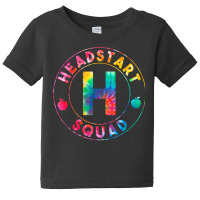 Tie Dye Hello Head Start Squad First Day Of School Teacher T Shirt Baby Tee | Artistshot