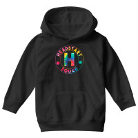 Tie Dye Hello Head Start Squad First Day Of School Teacher T Shirt Youth Hoodie | Artistshot