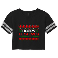 Happy Festivus Ugly Christmas Scorecard Crop Tee | Artistshot