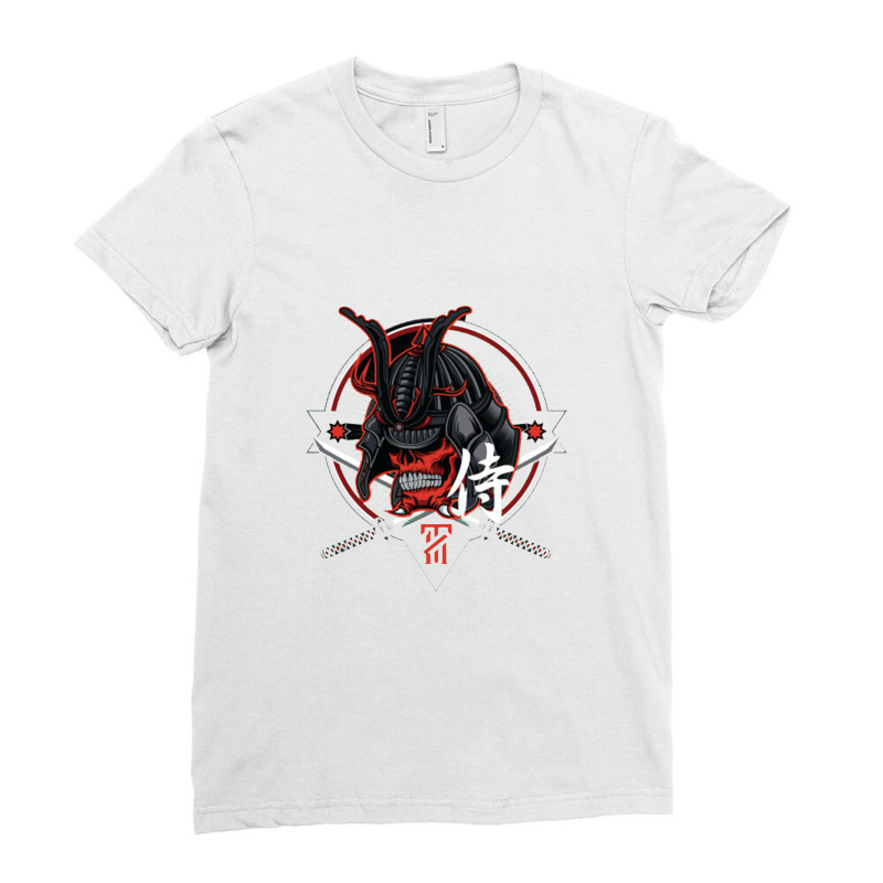 Samurai Ladies Fitted T-Shirt by creativelylily | Artistshot