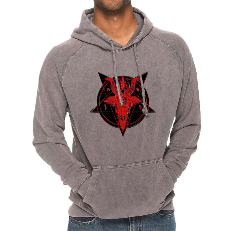 Satanism Satanic Vintage Hoodie by creativelylily | Artistshot