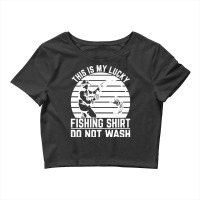 Fishing T  Shirt Fisherman Angle Fish Funny Fisher Fishing T  Shirt Crop Top | Artistshot