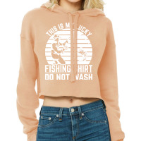 Fishing T  Shirt Fisherman Angle Fish Funny Fisher Fishing T  Shirt Cropped Hoodie | Artistshot