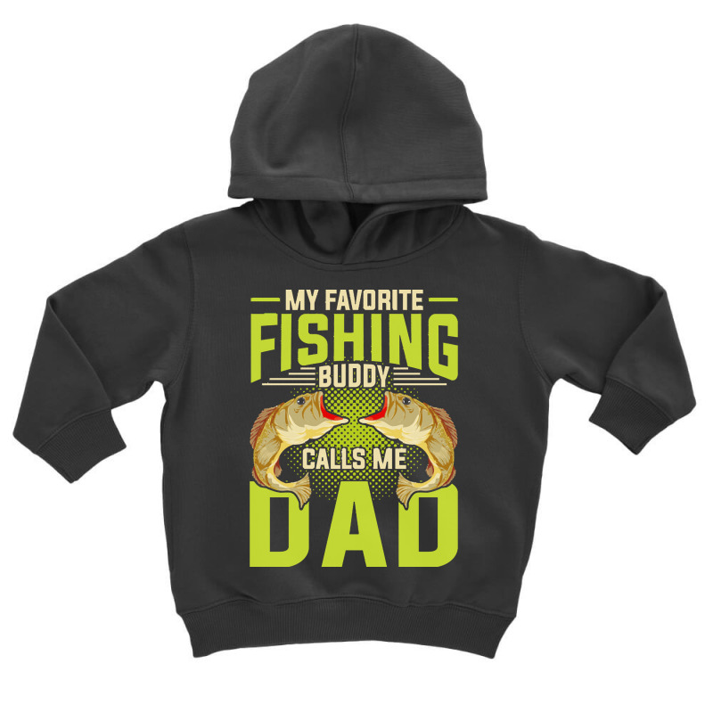 Fishing T  Shirt Fisherman Fathers Day Angling Fish Funny Dad Fishing Toddler Hoodie by cardinalsmelt | Artistshot