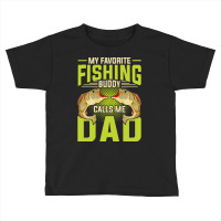 Fishing T  Shirt Fisherman Fathers Day Angling Fish Funny Dad Fishing Toddler T-shirt | Artistshot