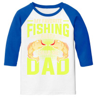 Fishing T  Shirt Fisherman Fathers Day Angling Fish Funny Dad Fishing Youth 3/4 Sleeve | Artistshot