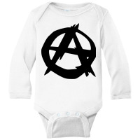 Anarchy Long Sleeve Baby Bodysuit | Artistshot