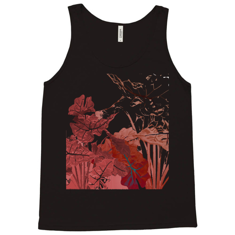 Big Leaves Green Watercolor T  Shirtred Brown Big Leaves Watercolor T Tank Top | Artistshot