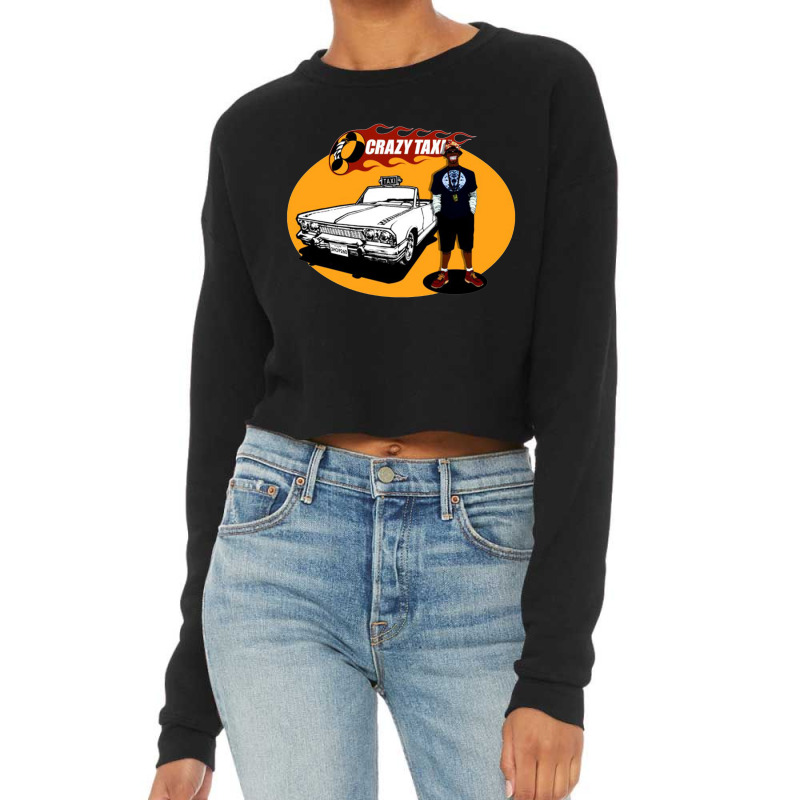 Crazy Taxi Car Movie Cropped Sweater by istar freeze | Artistshot