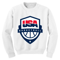 Basketball Usa Youth Sweatshirt | Artistshot