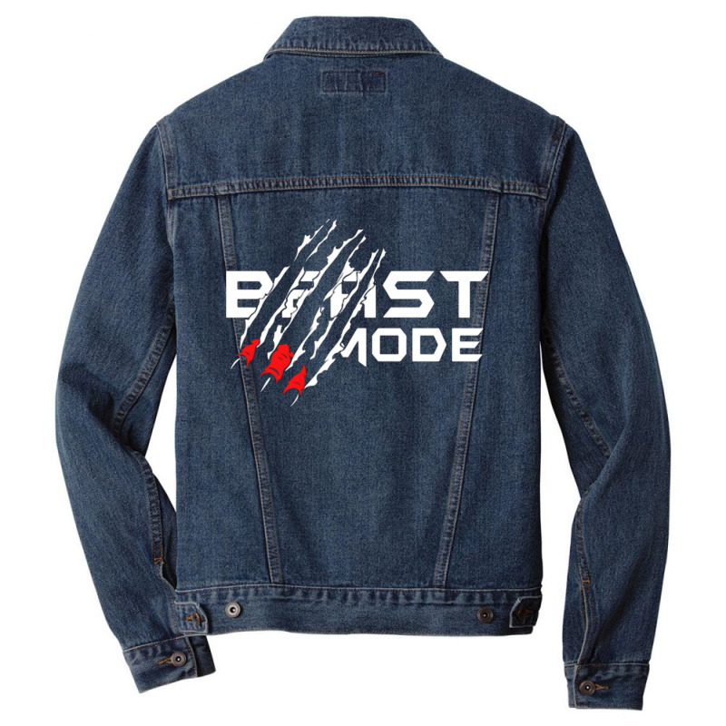 Beast Mode Men Denim Jacket | Artistshot