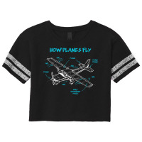 How Planes Fly Funny Aviation Gift Rc Plane Pilot Scorecard Crop Tee | Artistshot