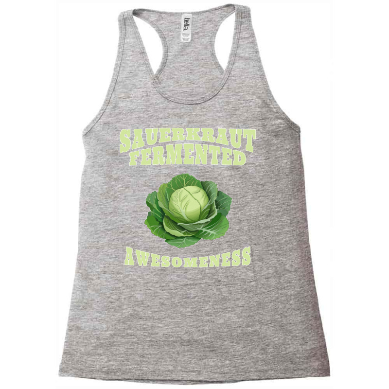 Fermenting Sauerkraut Fermented Sauerkraut Long Sleeve Racerback Tank by CharlesLCross | Artistshot