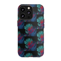 Big Palm Leaves Pattern Blue Color T  Shirtpalm Leaves Pattern Blue Co Iphone 13 Pro Case | Artistshot