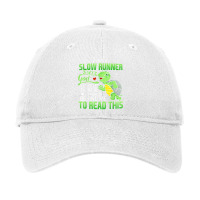 I Am A Slow Runner Vintage Turtle Lover Running Marathon Adjustable Cap | Artistshot