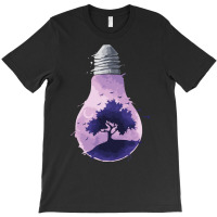 Bulb Of Light T  Shirt Bulb Of Light   Purple Nature T  Shirt T-shirt | Artistshot