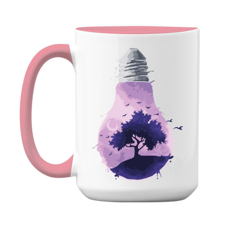 Bulb Of Light T  Shirt Bulb Of Light   Purple Nature T  Shirt 15 Oz Coffee Mug | Artistshot