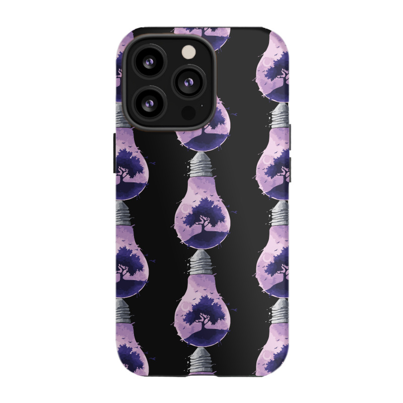 Bulb Of Light T  Shirt Bulb Of Light   Purple Nature T  Shirt Iphone 13 Pro Case | Artistshot