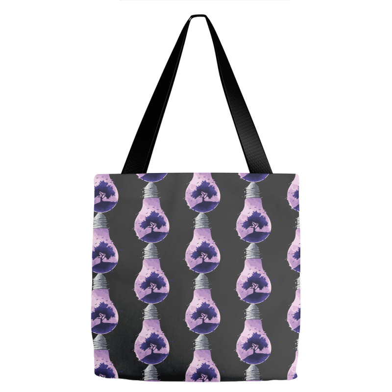 Bulb Of Light T  Shirt Bulb Of Light   Purple Nature T  Shirt Tote Bags | Artistshot