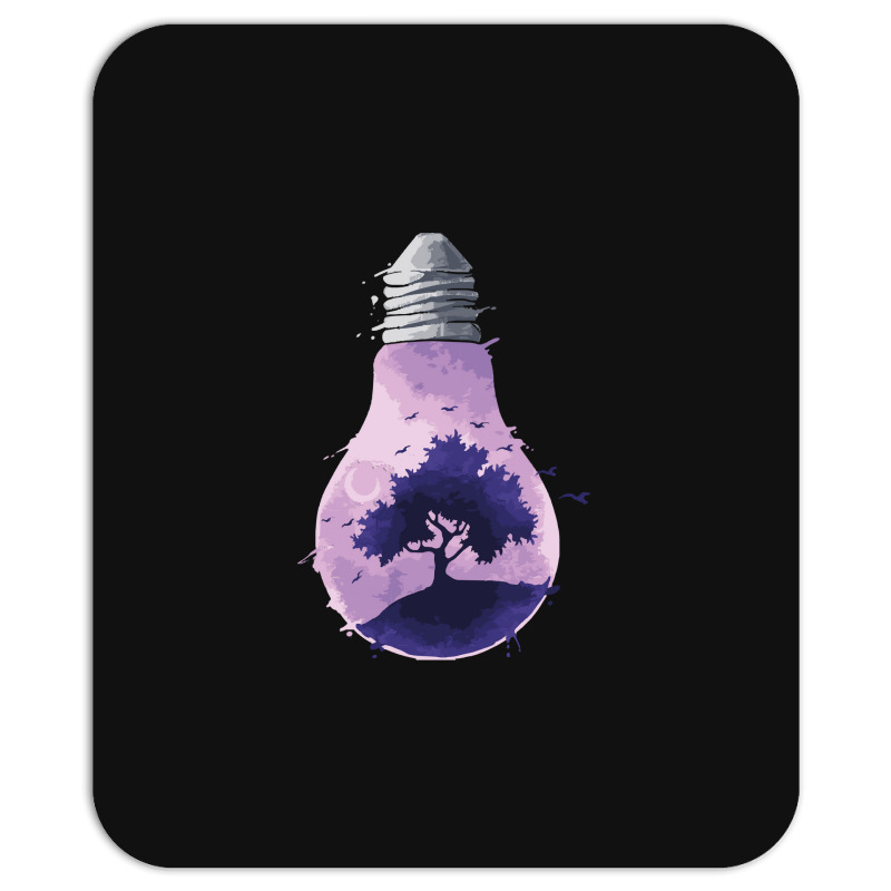 Bulb Of Light T  Shirt Bulb Of Light   Purple Nature T  Shirt Mousepad | Artistshot